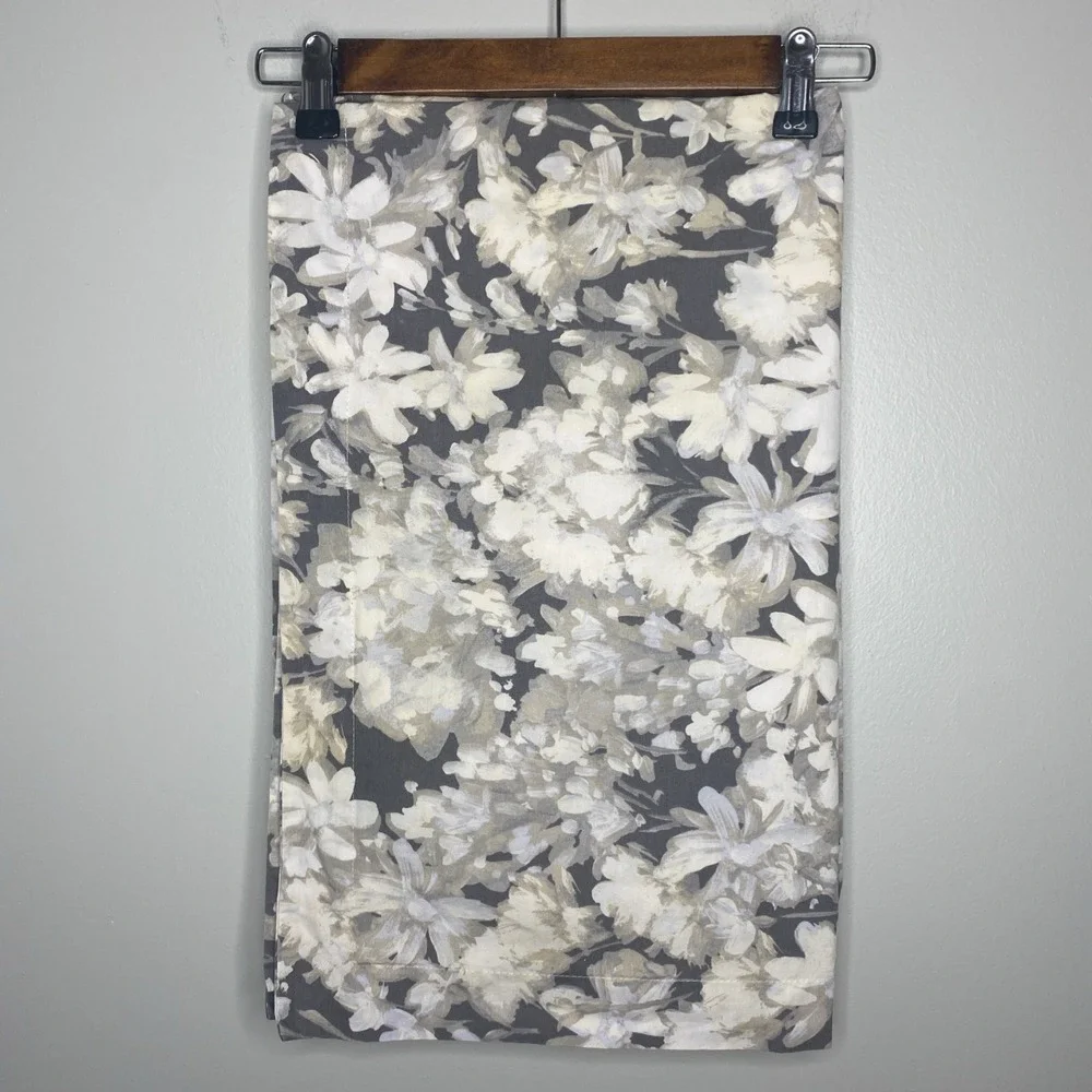 Lauren Ralph Lauren Edouard King Pillow Shams 2 Grey Beige Floral